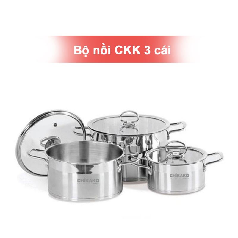 Nồi Chikako 3 cái