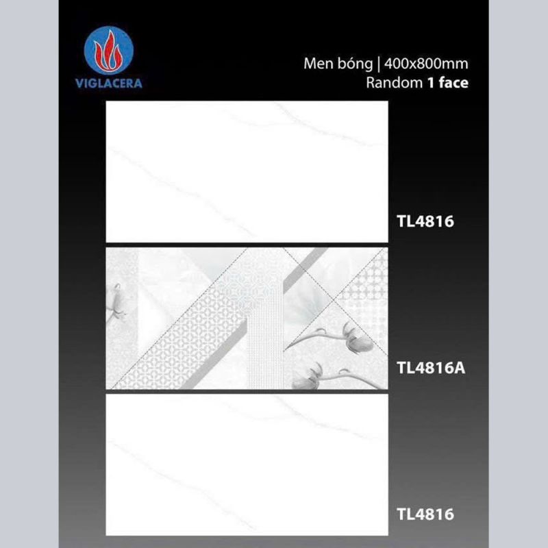 Gạch ốp tường Viglacera kích thước 40x80 TL4816-TL4816A-TL4816
